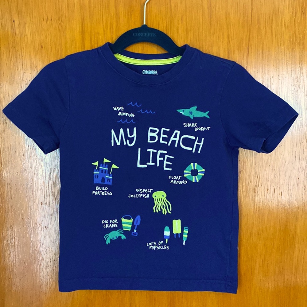 Gymboree T-Shirt - My Beach Life - Size:2T